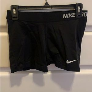 Nike pro spandex shorts